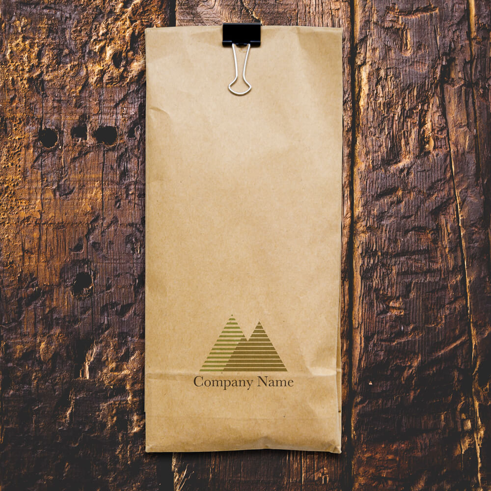 山のロゴ M0332使用例｜紙袋